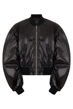 Load image into Gallery viewer, Crop bomber jacket