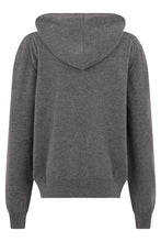 Load image into Gallery viewer, Hooded sweater in wool blend and cashmere