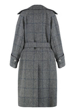Load image into Gallery viewer, Long wool tweed coat
