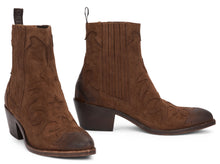 Load image into Gallery viewer, Cowboy boots in suede