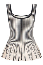 Load image into Gallery viewer, Sleeveless striped top