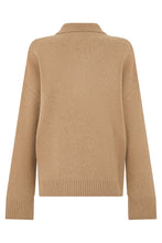 Load image into Gallery viewer, Sweater with collar and logo
