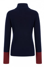 Load image into Gallery viewer, Wool sweater with zip collar
