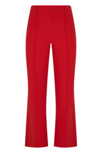 Load image into Gallery viewer, High-waisted cropped flare pants