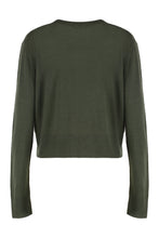Load image into Gallery viewer, Cardigan in mixed wool Argyle