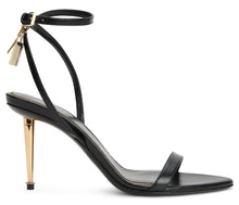 Load image into Gallery viewer, High-heeled sandal in leather