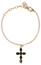 Load image into Gallery viewer, Thin chain bracelet with cross charm