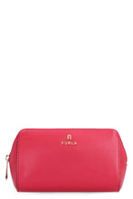 Load image into Gallery viewer, Furla Camelia leather beauty case