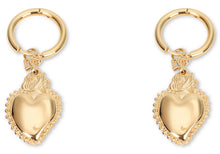 Load image into Gallery viewer, Earrings with heart pendant