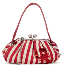 Load image into Gallery viewer, Shoulder bag Pasticcino in cotton with stripes