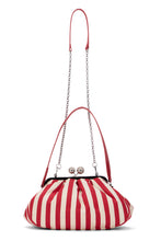 Load image into Gallery viewer, Shoulder bag Pasticcino in cotton with stripes