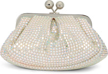 Load image into Gallery viewer, Small satin cake bag with rhinestones