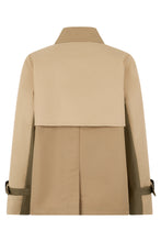 Load image into Gallery viewer, Short Trench in Water-Repellent Gabardine