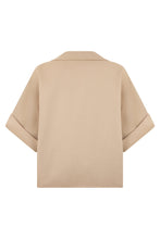 Load image into Gallery viewer, Virgin wool coat with three-quarter sleeves