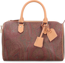 Load image into Gallery viewer, Paisley print boston bag