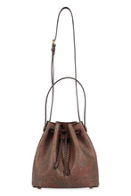 Load image into Gallery viewer, Paisley print small bucket bag