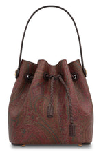 Load image into Gallery viewer, Paisley print mini bucket bag