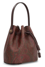 Load image into Gallery viewer, Paisley print mini bucket bag