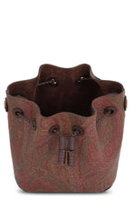Load image into Gallery viewer, Paisley print mini bucket bag