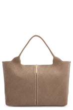 Load image into Gallery viewer, Medium-small suede shopping bag