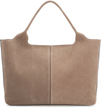 Load image into Gallery viewer, Medium-small suede shopping bag
