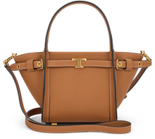 Load image into Gallery viewer, Elegant and versatile brown leather bag
