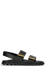 Load image into Gallery viewer, Leather Sandals with Metallic Detail