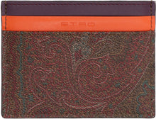 Load image into Gallery viewer, Paisley print card case