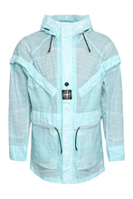 Load image into Gallery viewer, Hooded techno fabric raincoat
