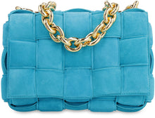 Load image into Gallery viewer, Chain Cassette suede bag