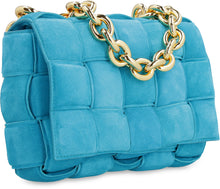 Load image into Gallery viewer, Chain Cassette suede bag