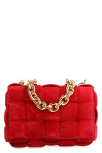Load image into Gallery viewer, Chain Cassette suede bag