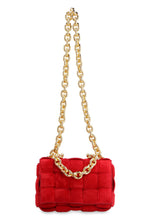 Load image into Gallery viewer, Chain Cassette suede bag