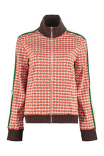 Load image into Gallery viewer, Contrasting stripes full-zip jacket