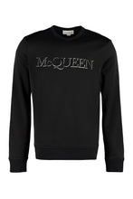 Load image into Gallery viewer, Embroidered logo crew-neck sweatshirt