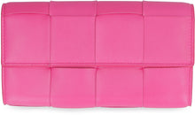 Load image into Gallery viewer, Leather flap-over wallet