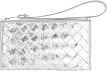 Load image into Gallery viewer, Metallic leather Bill Pouch