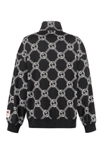 Load image into Gallery viewer, GG print full-zip sweatshirt
