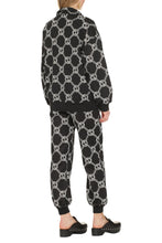 Load image into Gallery viewer, GG print full-zip sweatshirt