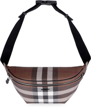 Load image into Gallery viewer, Checked e-canvas belt bag
