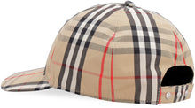 Load image into Gallery viewer, Vintage check motif baseball cap