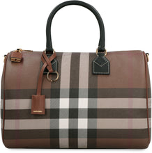 Load image into Gallery viewer, Coated fabric boston bag