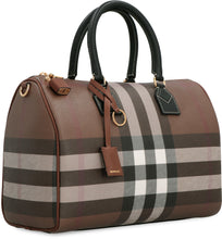 Load image into Gallery viewer, Coated fabric boston bag