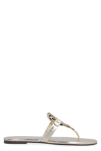 Load image into Gallery viewer, Miller metallic leather flat slippers