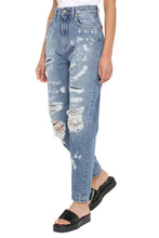 Load image into Gallery viewer, Amber worn-out details jeans