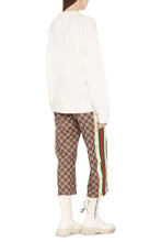 Load image into Gallery viewer, Cotton crew-neck sweatshirt with logo
