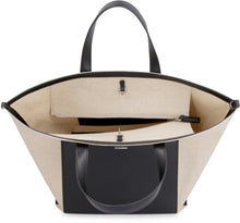 Load image into Gallery viewer, Canvas and leather handbag