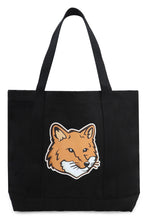 Load image into Gallery viewer, Fox Head Canvas tote bag