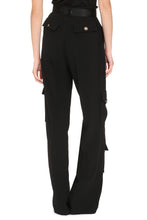 Load image into Gallery viewer, Crêpe cargo-trousers