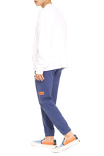 Load image into Gallery viewer, Embroidered logo crew-neck sweatshirt